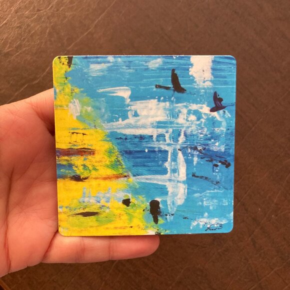 NWT "Coastline" Artisan Magnet - Picture 4 of 4